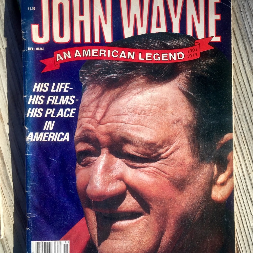 JOHN WAYNE Dell Magazine Vtg Magazine John Wayne